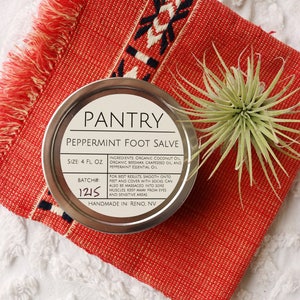 Peppermint Foot Salve - Mint Foot Balm | Cracked Heel Salve | Barking Dog Balm