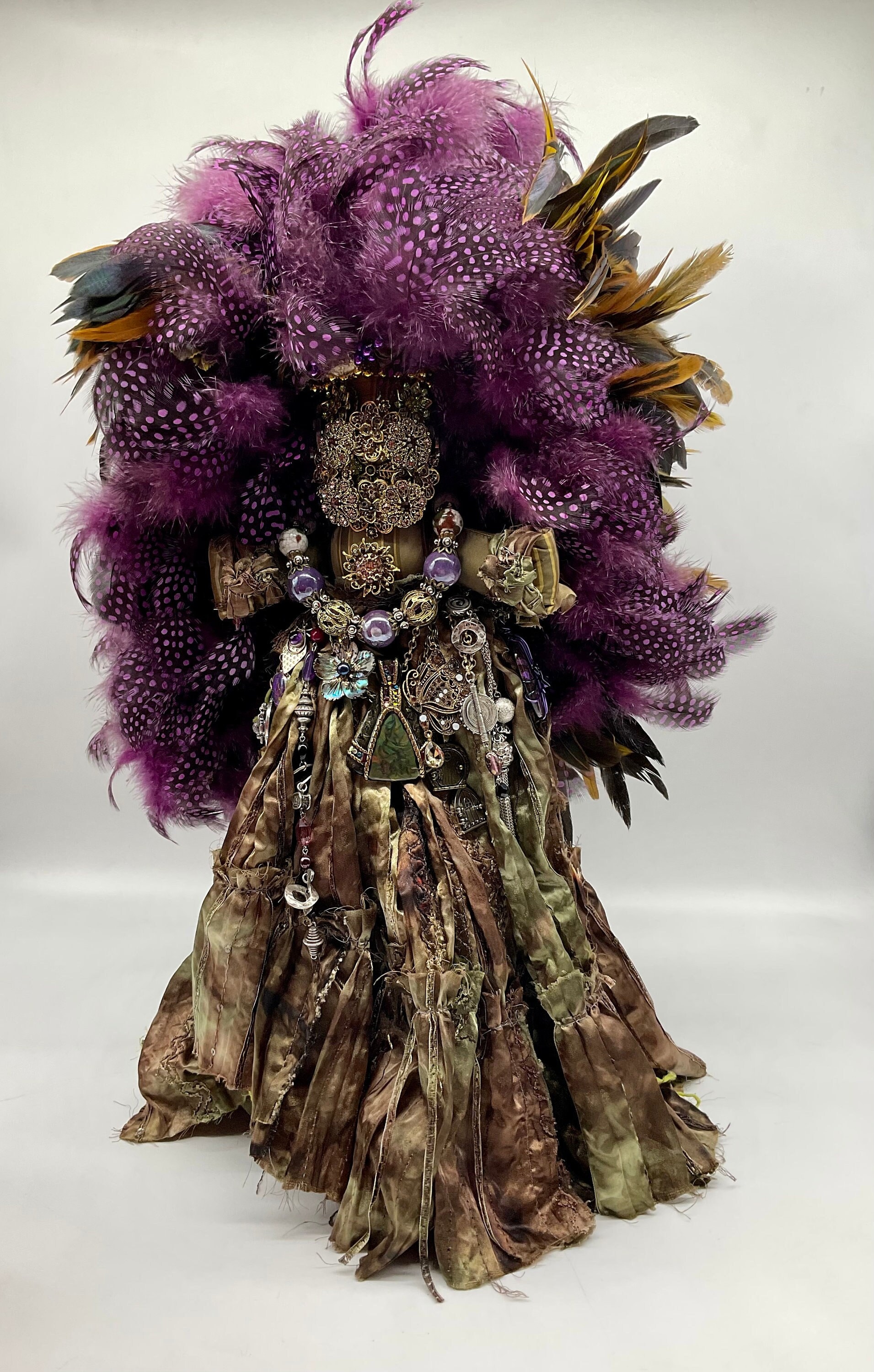 Original Mardi Gras Mischief Doll A Sprinkling Of Fairy Dust ArtDoll by Connie Born