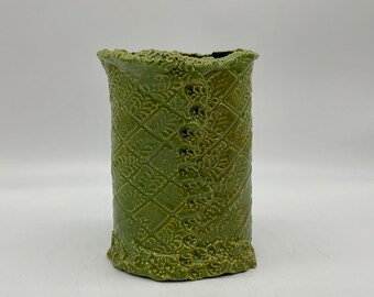 Ceramic Hand Built Pottery for Succulents Cactus Plants by Artist Connie Born