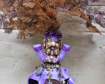 Original Mardi Gras Mischief Doll Fantasy Mermaid by Connie Born New Orleans