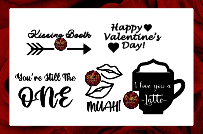 Valentine SVG Bundle- Instant Download - Commercial Use Ok - Heart ...