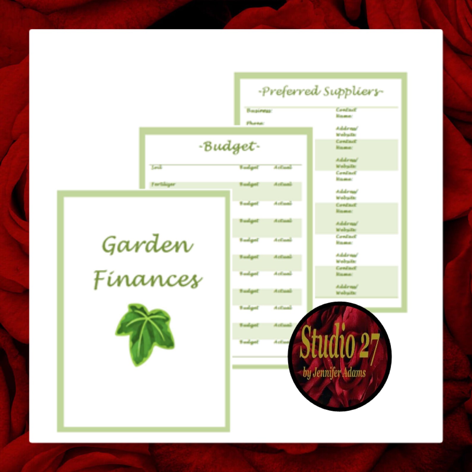 Gardening Planner INSTANT DOWNLOAD - Printable Organizational Planning Worksheets - Planting ...