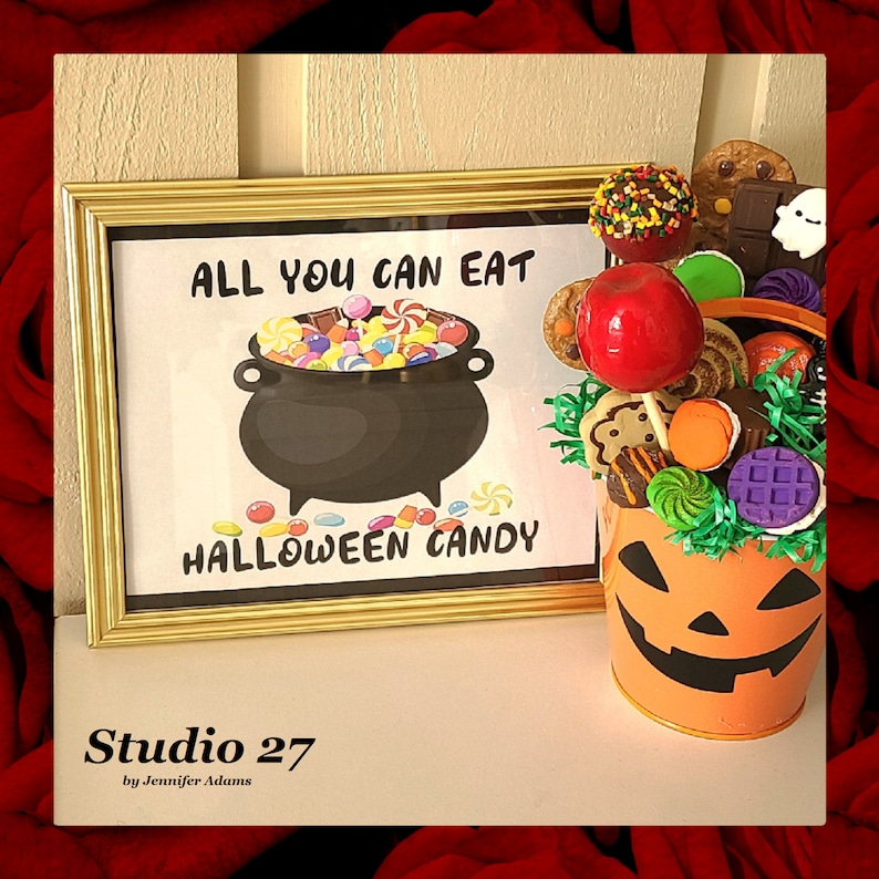 Halloween Wall Art INSTANT DOWNLOAD Printable All You Can Etsy