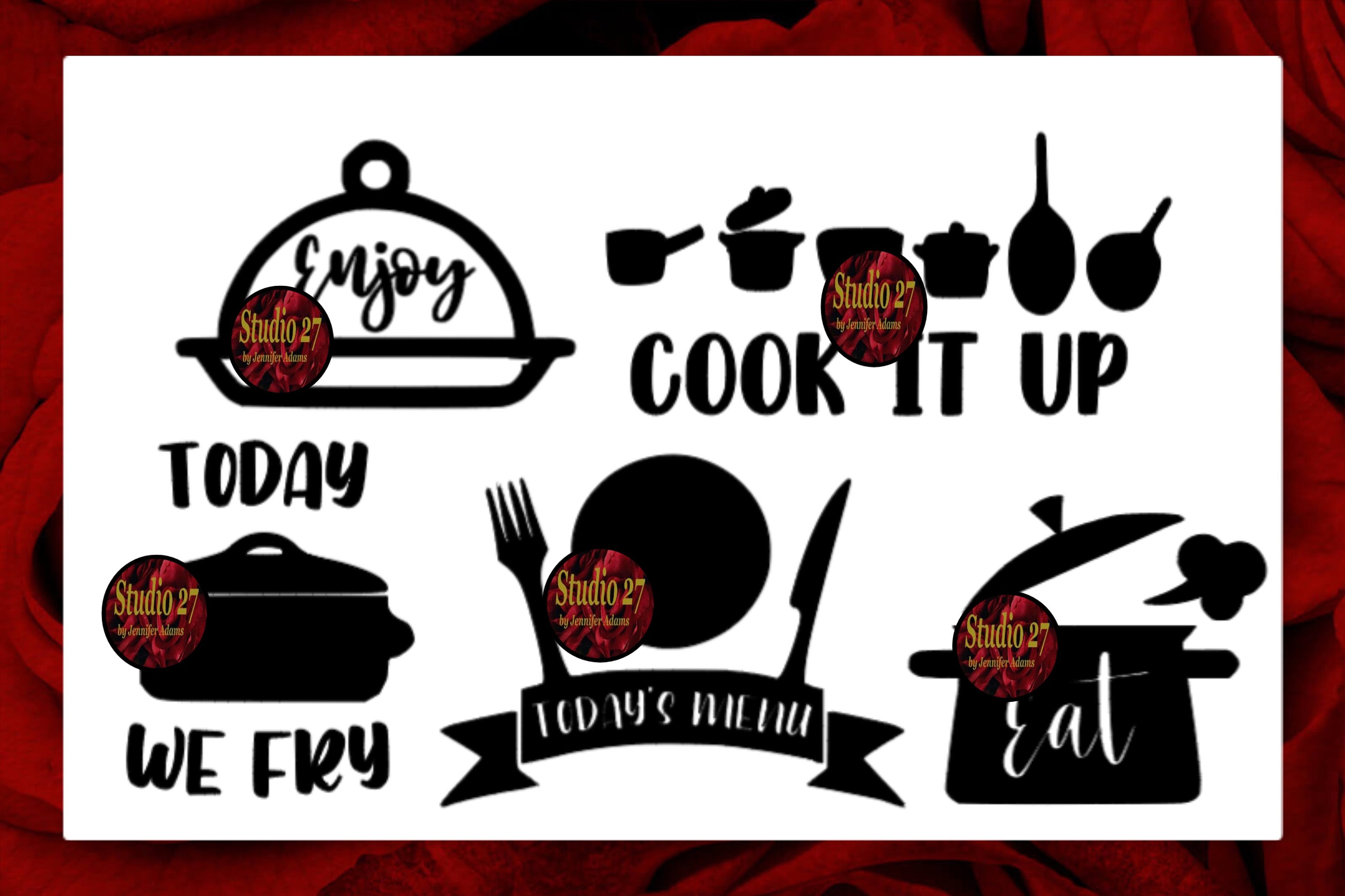 Cooking SVG Bundle- Instant Download - Commercial Use Ok - Kitchen ...