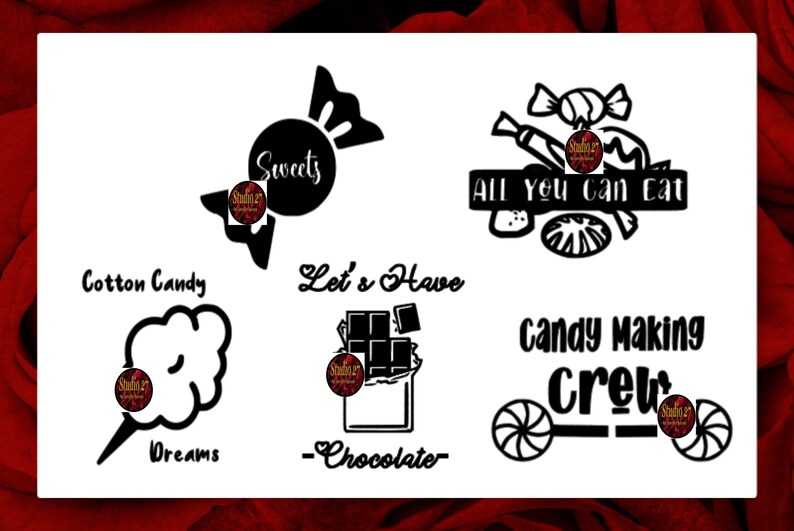 Candy SVG Bundle Instant Download Commercial Use Ok image 5