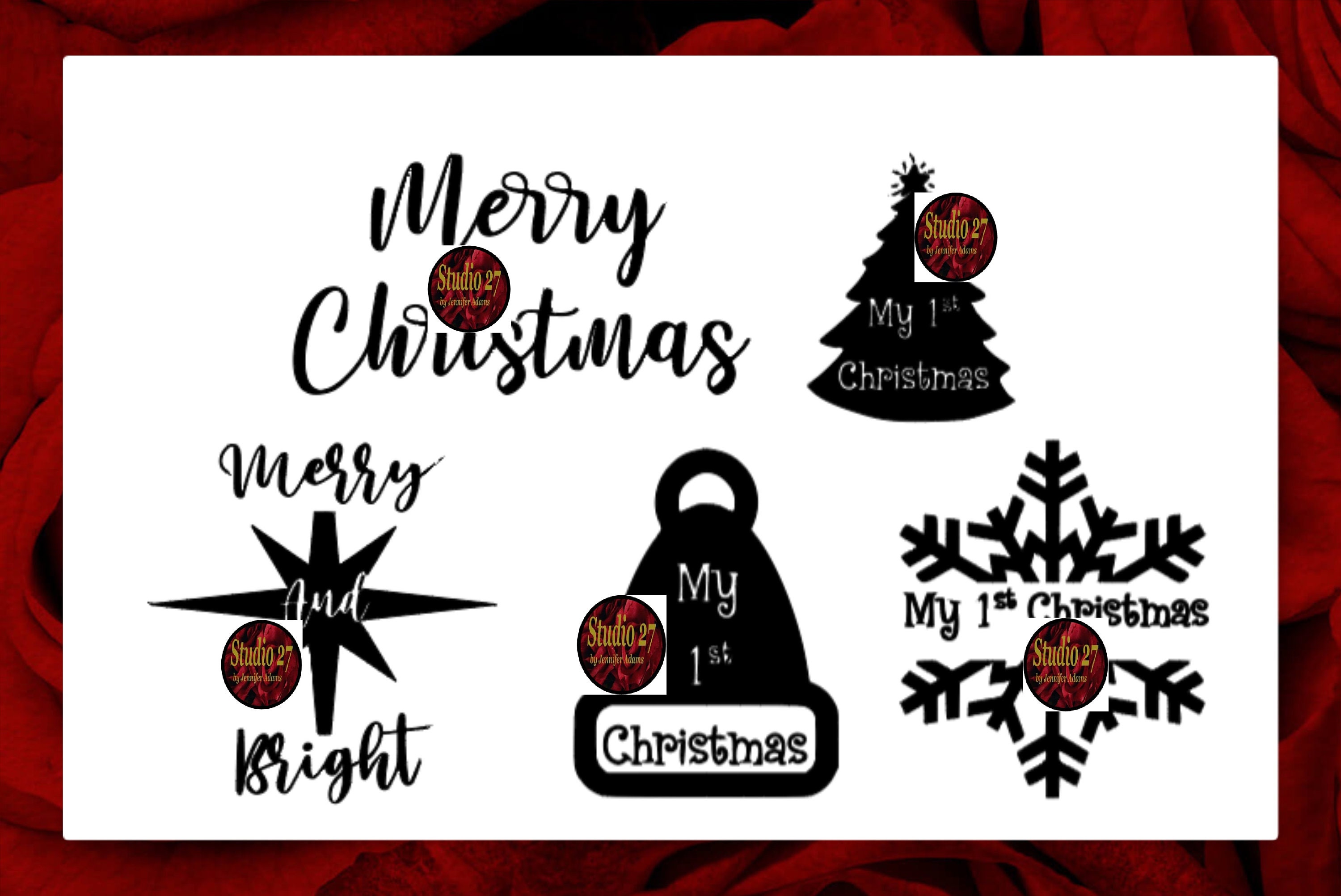 Christmas SVG Bundle- Instant Download - Commercial Use Ok - Winter ...