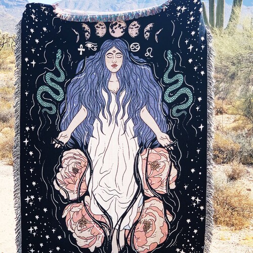 Inner Goddess Throw Blanket