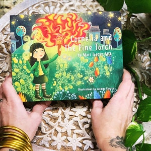 Livre pour enfants sur l'autisme non verbal, livre Cornelia and The Pine Torch, livre de sensibilisation à l'autisme, livre pour enfants autisme TSA, livre pour enfants autisme