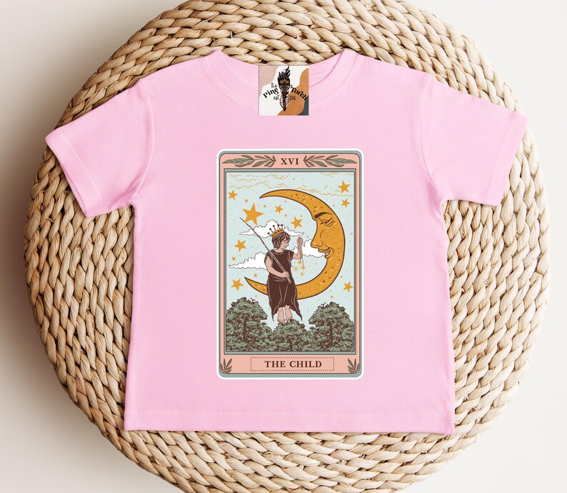 Tarot Card shirt, Kids Tarot Shirt, Kids Witch Shirt, Witchy Kids shirt, Witchy Wicca Kids Tee, Wicca Mama, Witchy Mama, Coven Tee image 8