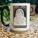 Tarot Card Mug, Occult tarot mug, Zero of Fucks Tarot mug, witchy skeleton tarot mug, witchy tarot card mug, skeleton finger mug 