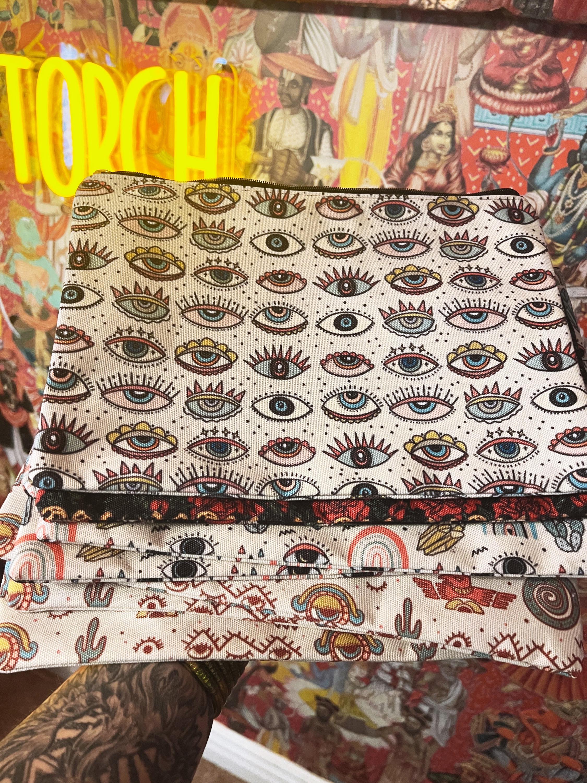 Lustige Kosmetiktasche 'This Bag Contains My Face' – Skelett-Motiv, Wasserdicht, 23x17x5,3 Cm