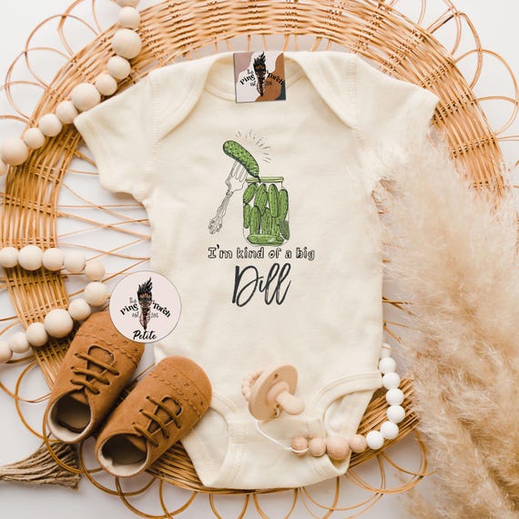 Dill Pickle Bodysuit, Big Dill Bodysuit, Funny Pickle Baby, Funny Pickle Bodysuit, Dill Pickle Baby, Pickle Baby Gift