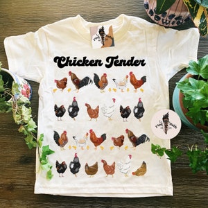 Chickens kids tee, funny chicken tender tee, free range chicken shirt, chicken kids shirt, chicken life shirt, raising chickens shirt