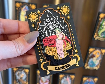 Cancer Zodiac PVC soft rubber 3D magnet, zodiac Cancer refrigerator magnet, zodiac refrigerator 3D magnet, Cancer birthday gift