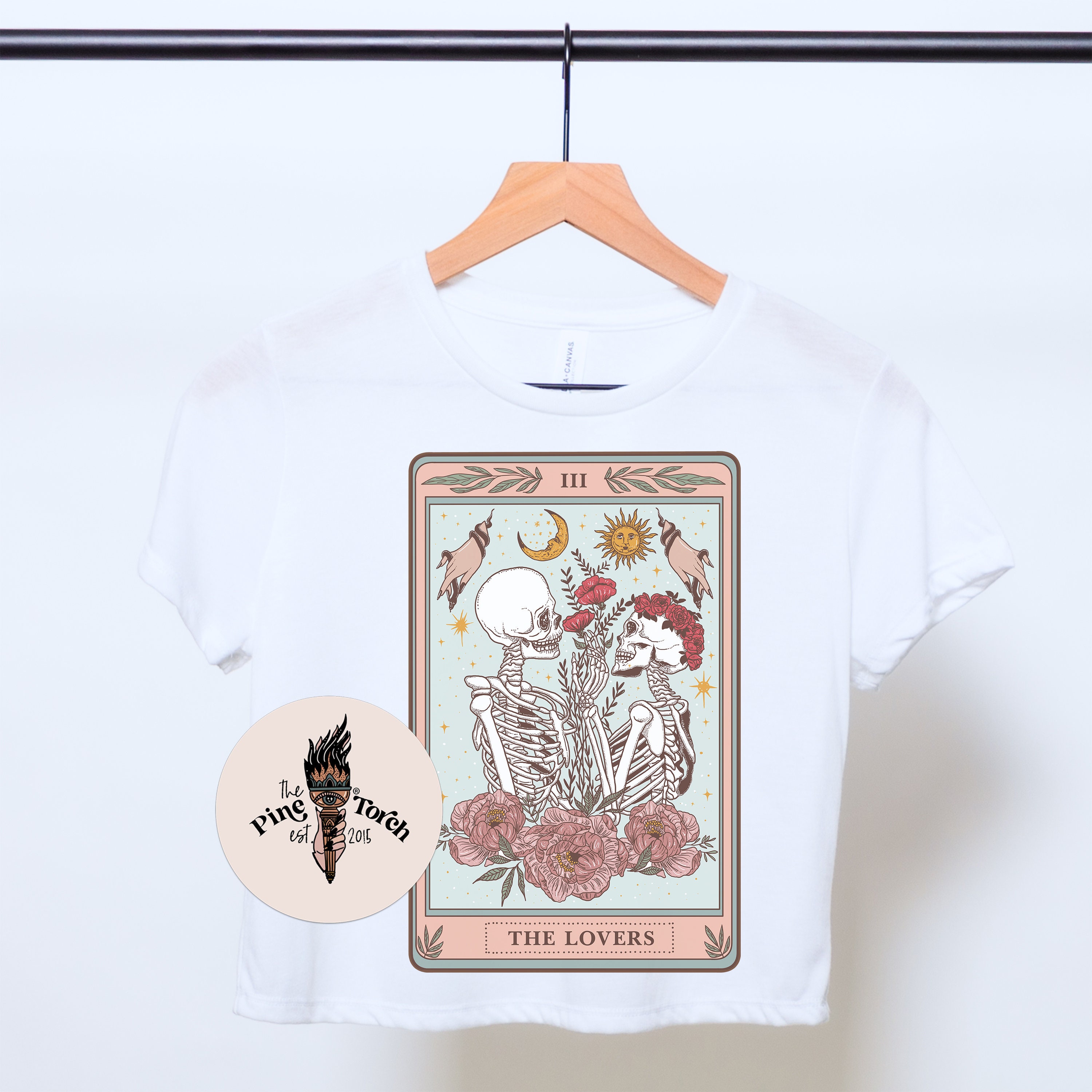 extract mengsel Clan The Lovers Tarot Card crop Top Tee The Lovers tarot crop top - Etsy België