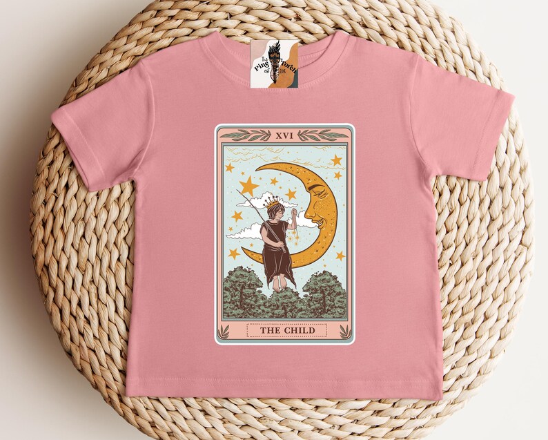 Tarot Card shirt, Kids Tarot Shirt, Kids Witch Shirt, Witchy Kids shirt, Witchy Wicca Kids Tee, Wicca Mama, Witchy Mama, Coven Tee image 7