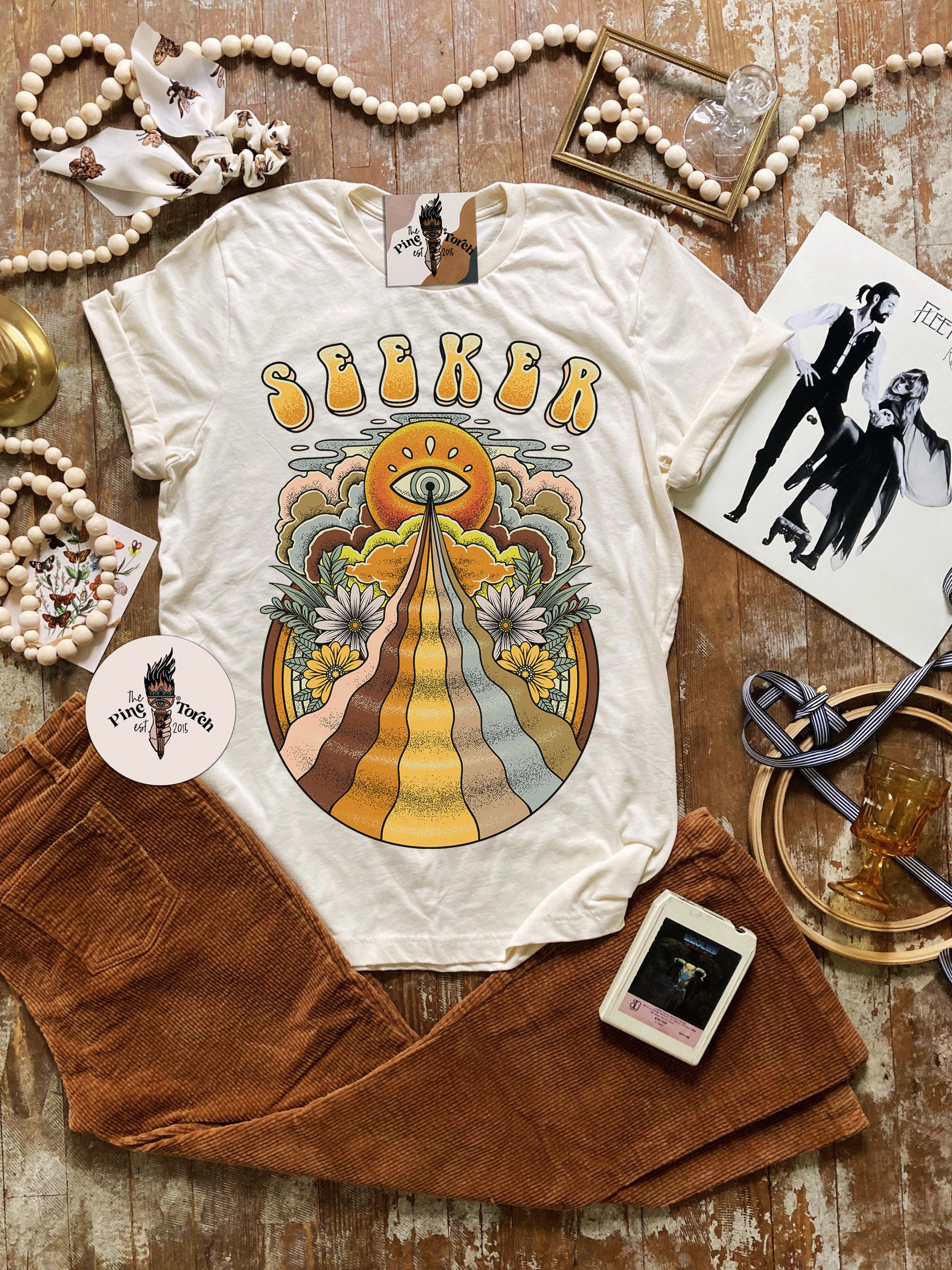 Evil Eye Seeker Mystical Pattern Shirt, Evil Eye Hippie