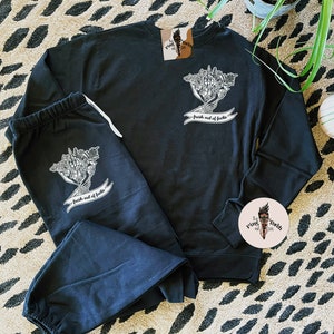 Hand Embroidered Sweatshirt, Mexican Floral Sweatshirt