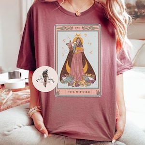The Mother Tarot Card Shirt, funny mom life tarot Tarot Card Tee, mom life tarot card, Tarot mom shirt