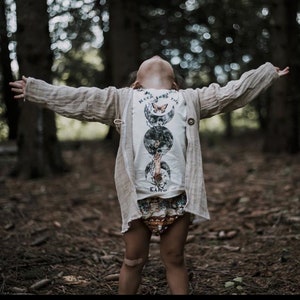 Earth Child Kids Tee, Keeper of Earth, Crunchy Child, Mystical Baby, Indigo Child Tee, Psychic Baby Tee, Baby Feminist Tee, Earth Day Tee