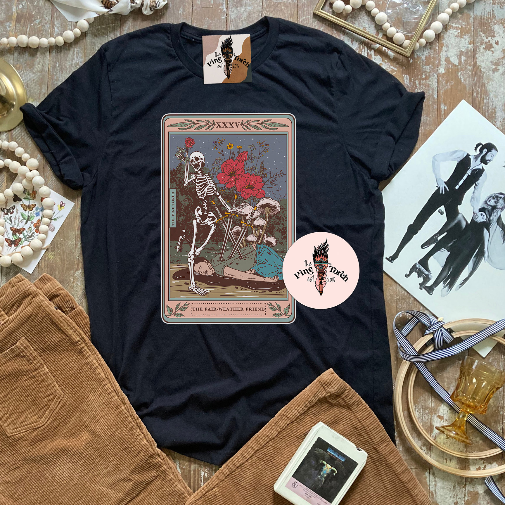 The Fair Weather Friend Tarot Card Shirt Funny Skeleton Tarot - Etsy