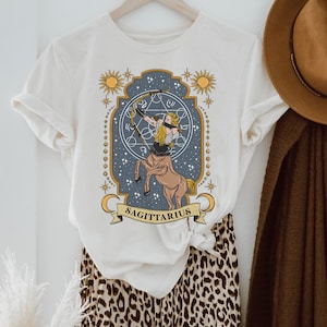 Sagittarius Zodiac Tee, Sagittarius gift, Zodiac sag gift, Zodiac original art, Zodiac Gift, sagittarius birthday gift, sagittarius art