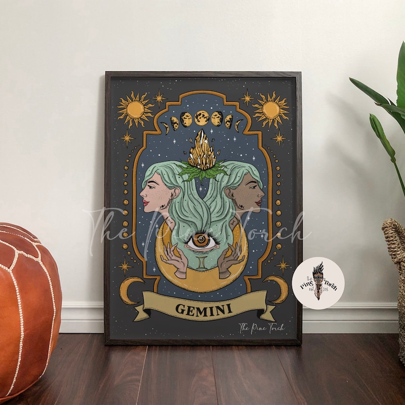 Gemini Art - Etsy