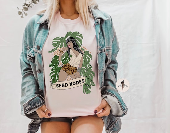 Send nodes unisex tee, funny monstera shirt, propagation plant shirt, funny plant lover shirt, funny nodes plant shirt, monstera shirt