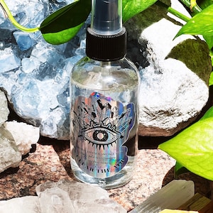 Sage smudge mist, clearing smudge mist, smokeless smudge spray, crystal smudge spray, aura mist, spiritual mist spray