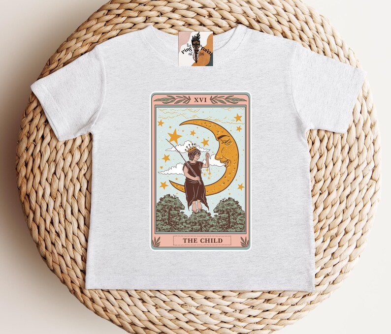 Tarot Card shirt, Kids Tarot Shirt, Kids Witch Shirt, Witchy Kids shirt, Witchy Wicca Kids Tee, Wicca Mama, Witchy Mama, Coven Tee image 9