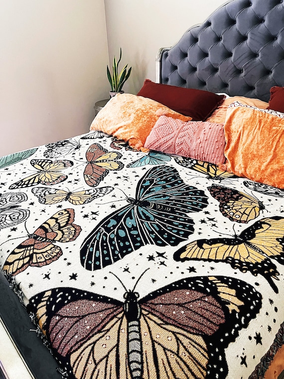 Butterfly plush blanket sale