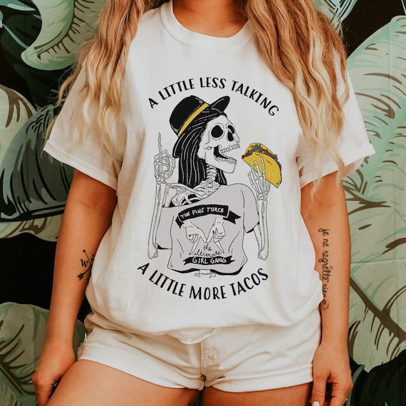 Less Talking more tacos, Taco Tuesday Shirt, Taco Shirt, Funny taco Shirt, Guac shirt, Taco Tuesday womens shirt, taco theme shirt