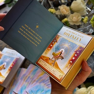 Divinity Oracle Remember Your Divinity Oracle Deck, Goddess Gold Oracle Deck, Tarot ...