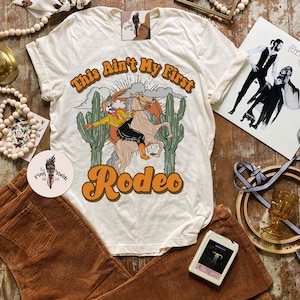 Aint my first rodeo skeleton cowboy, Aint First Rodeo cowboy shirt, Rodeo matching cowboy shirt, Wild West cowboy rodeo shirt, rodeo shirt