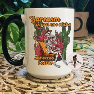 Sarcasm skeleton Mug, funny sarcastic skeleton Coffee mug, coffee skeleton mug, sarcasm mug, funny sarcasm mug, skeleton mug