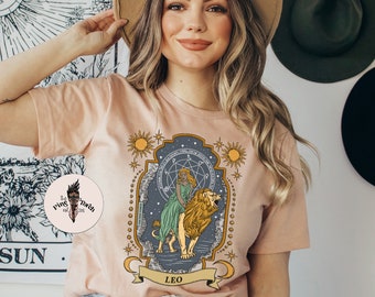 Leo Zodiac Tee, Leo Gift, Zodiac Leo gift, Zodiac Shirt Leo, Zodiac shirt womens, Leo original artwork, Leo art, Leo birthday gift