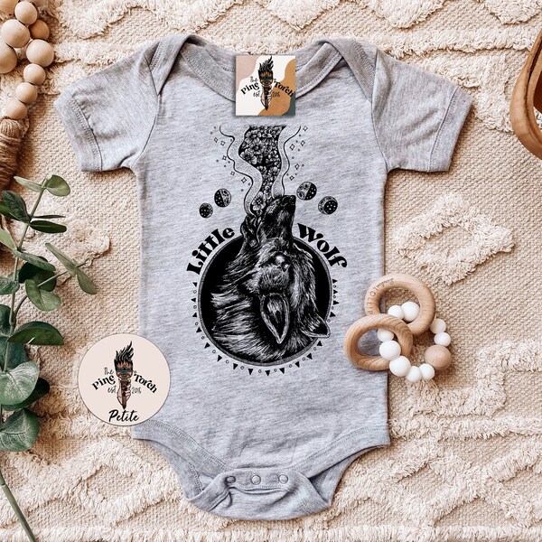 Wolf Baby Clothes Etsy
