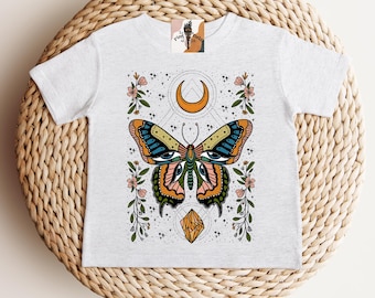 Butterfly Eyes shirt, Mystical butterfly kids tee, Moon butterfly Baby, Mystical butterfly Bodysuit, butterfly kids tee