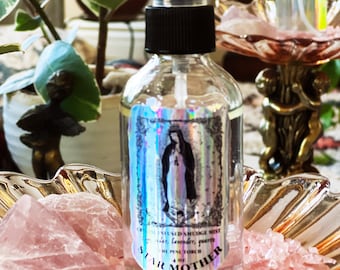 Sage smudge mist, clearing smudge mist, smokeless smudge spray, crystal smudge spray, aura mist, spiritual mist spray