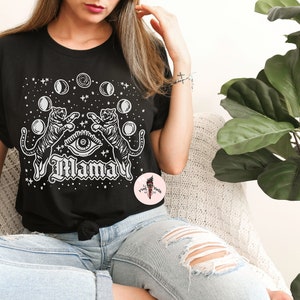 Tiger Mama Tee, Witchy mama tigers tee, mama with tigers shirt, tiger mom shirt, tigers shirt matching sweatpants, mama shirt