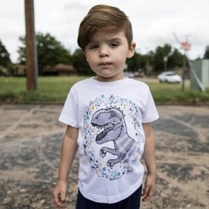Boy T-Rex Shirt, Dinosaur Shirt, Dinosaur Kids Tee, Dinosaur Shirt, Dino Shirt, Boho Dinosaur Shirt, Dinosaur Theme Birthday