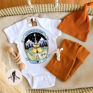 Welcome to the Tribe bodysuit, My Tribe baby shirt, Tribe Bodysuit, Teepee Bodysuit, Boho Bodysuit, Unisex baby clothes, Boho Baby Gift