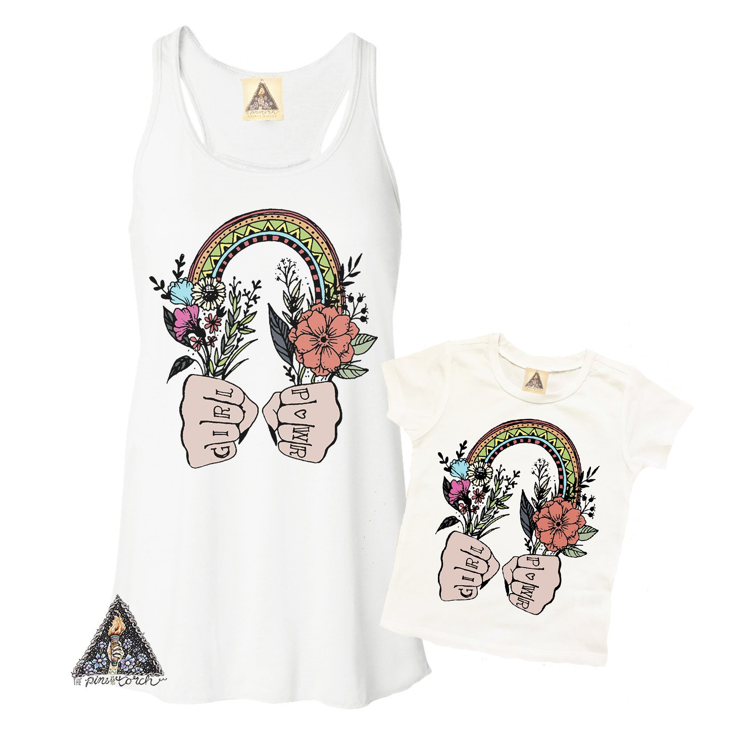 Mommy and Me GIRL POWER Girl Power Shirt Girl Power Kids Etsy