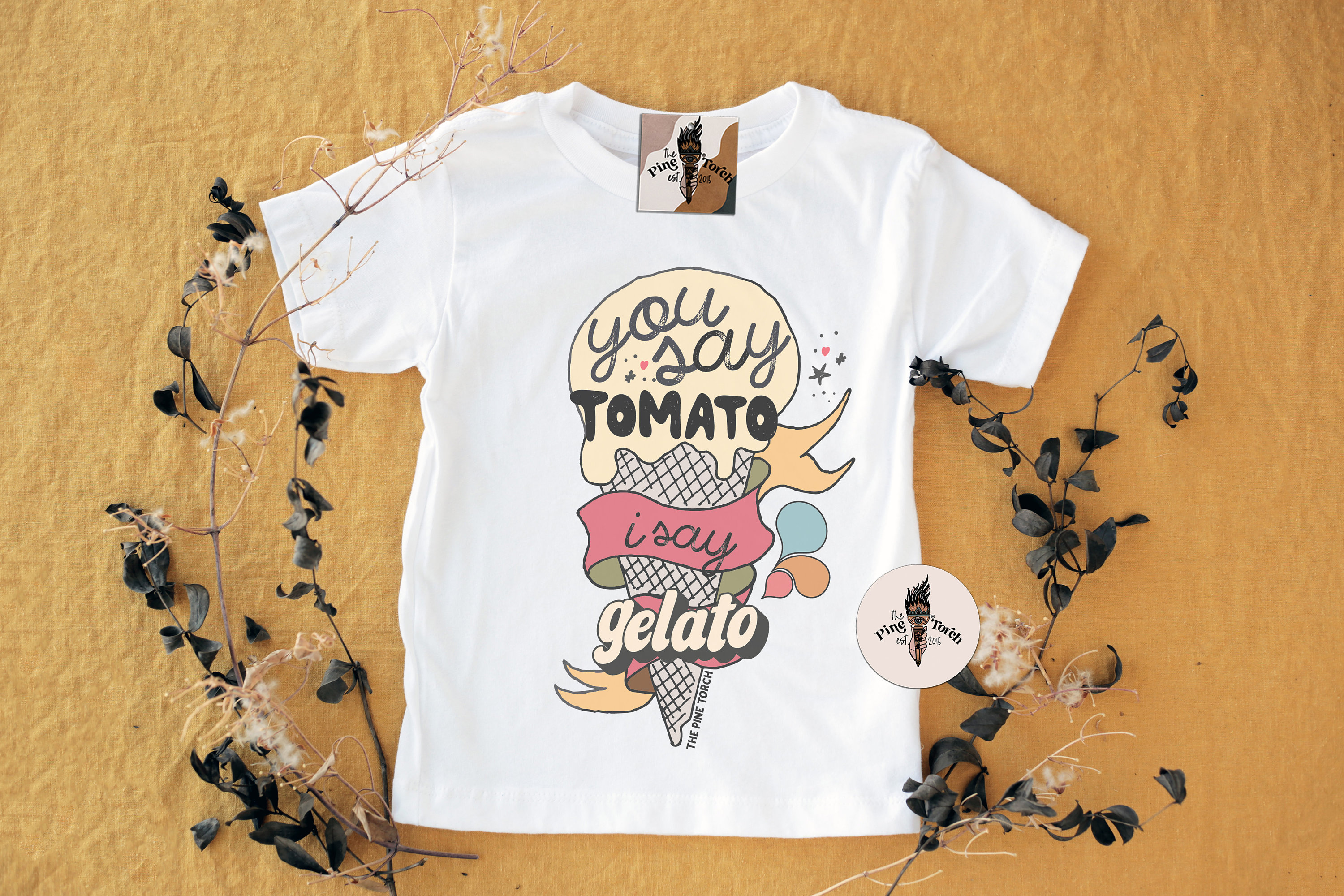 Women's Welcome to Italy Graphic Baby Tee