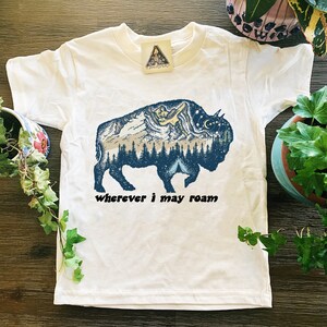 Buffalo Bison Kids Shirt Roam Buffalo 