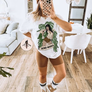 Send nodes unisex tee, funny monstera shirt, propagation plant shirt, funny plant lover shirt, funny nodes plant shirt, monstera shirt Bild 7