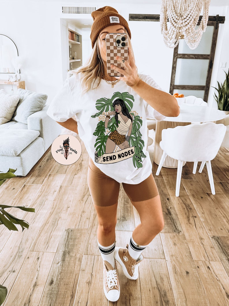 Send nodes unisex tee, funny monstera shirt, propagation plant shirt, funny plant lover shirt, funny nodes plant shirt, monstera shirt Bild 7