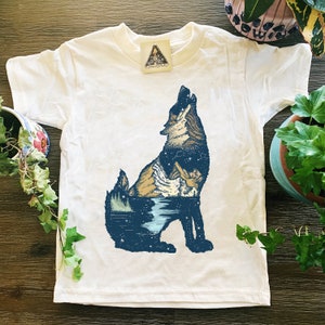 Howling Wolf kids tee, Wolf Pack kids tee, Little Wolf kids tee, wolf them pullover, wolf kids tee, wolf pack, baby wolf pullover