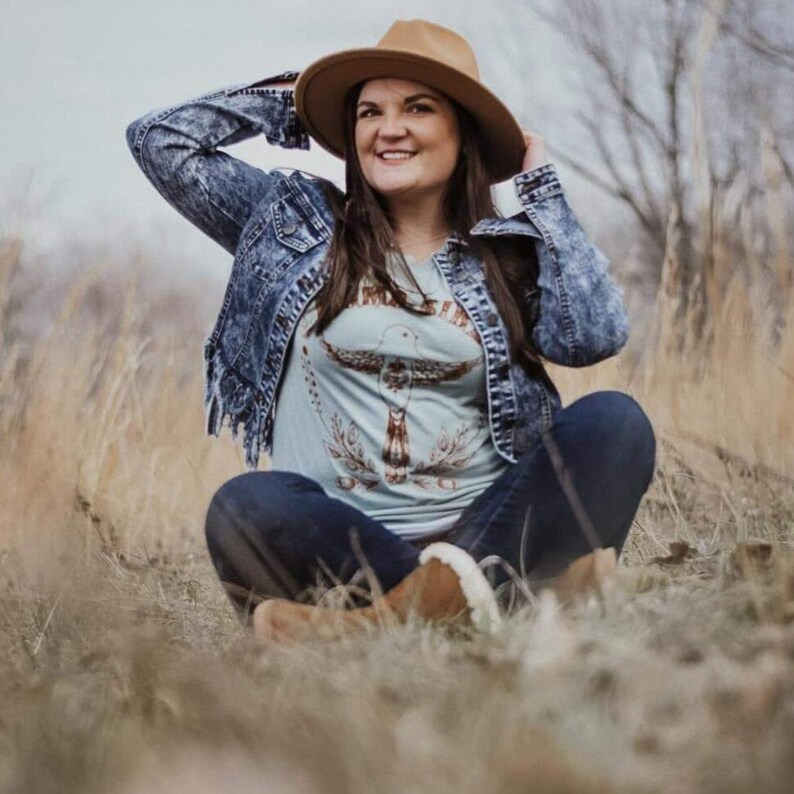 MAMA BIRD Shirt, Mama Bird Unisex Shirt, Boho Blue Shirt, Boho Women's Shirt, Boho Shirt, Mama Matching Shirt, Mama Tee image 5