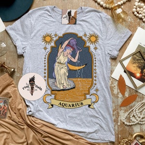 Aquarius zodiac shirt, Aquarius tee gift, Aquarius zodiac sign shirt, zodiac goddess Aquarius shirt, Aquarius birthday gift, Aquarius zodiac